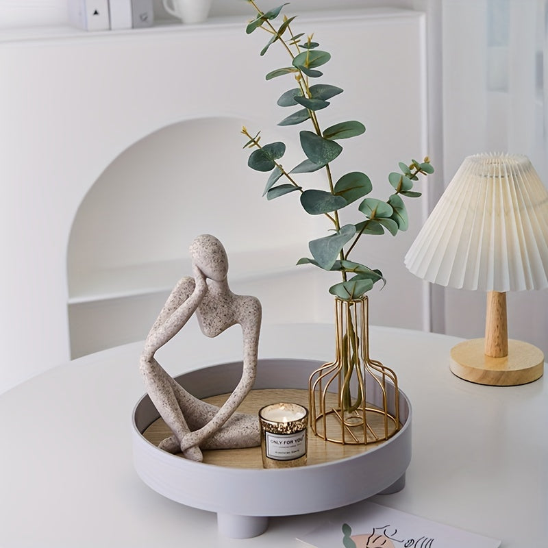 Movattis™ - Boho Thinker Statue: Abstract Style Sculpture for Home Decor