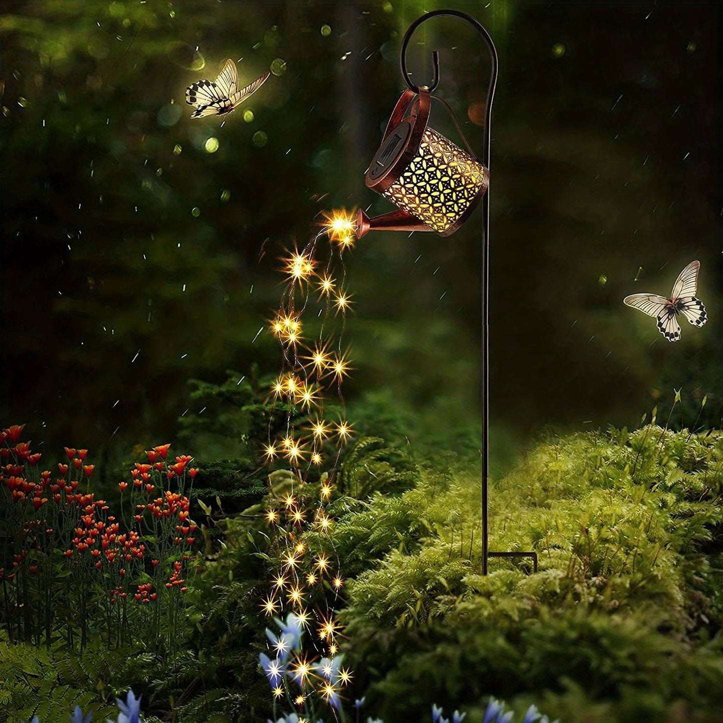 Movattis™ - Elegant Retro Solar Garden Lights: Waterproof Hanging Lanterns