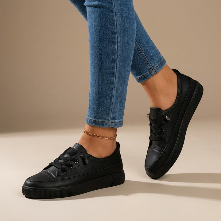 Annaliese — Lightweight Minimalist Lace-Up Trainers With Supportive Everyday Fit