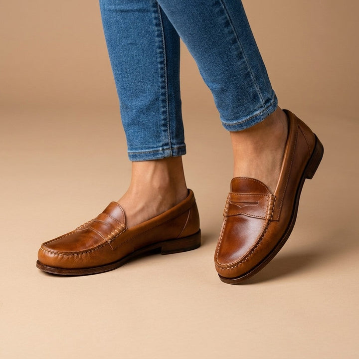 Jessa — Timeless Leather Loafers With Supportive Slip-On Everyday Design