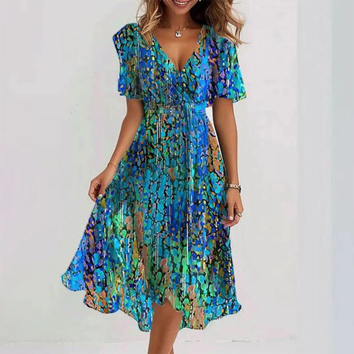 Hazel — Breathable Cotton Summer Dress For Flowing Lightweight Everyday Style