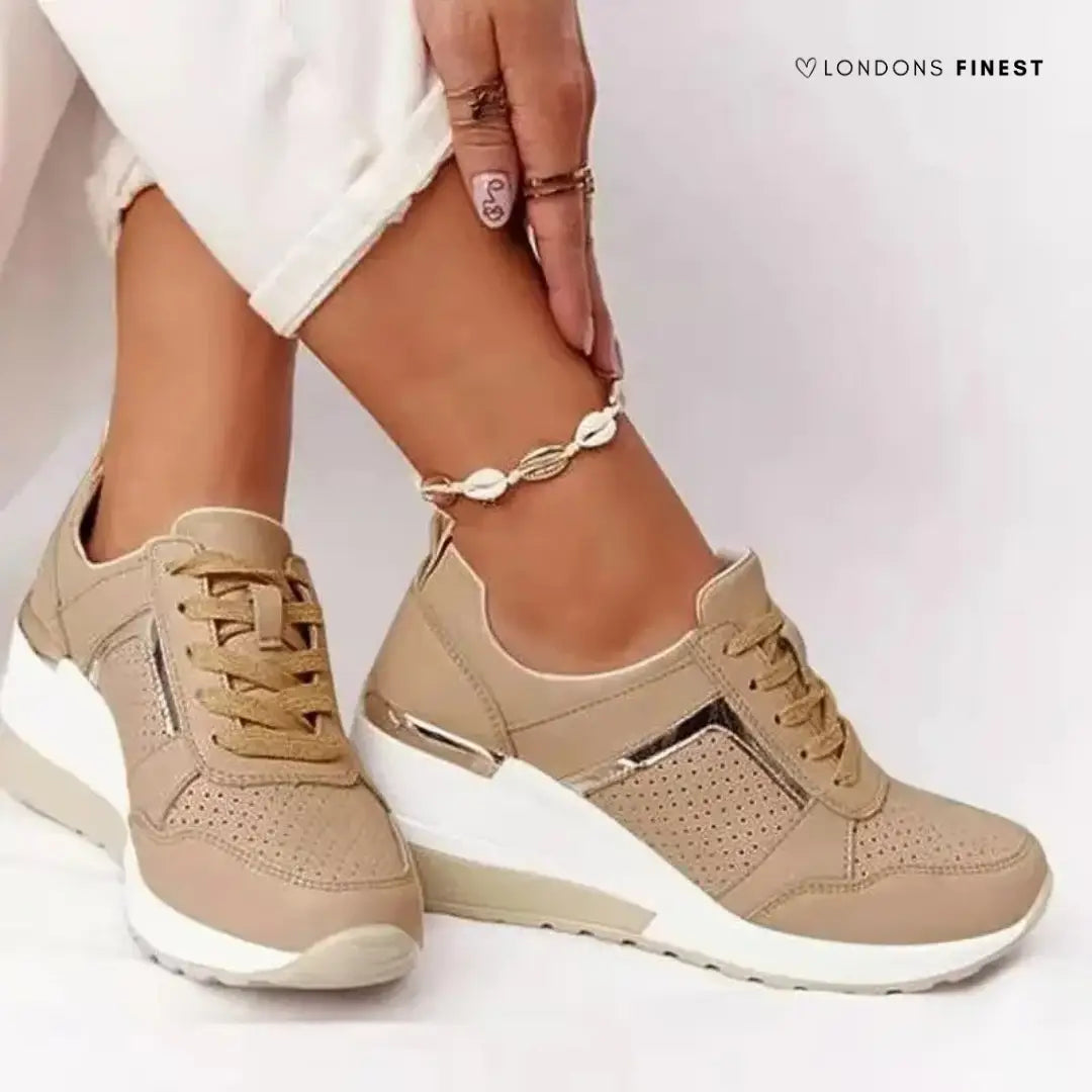 Ergosupport — Breathable Fabric Orthopedic Shoes With Comfortable Ergonomic Support Design