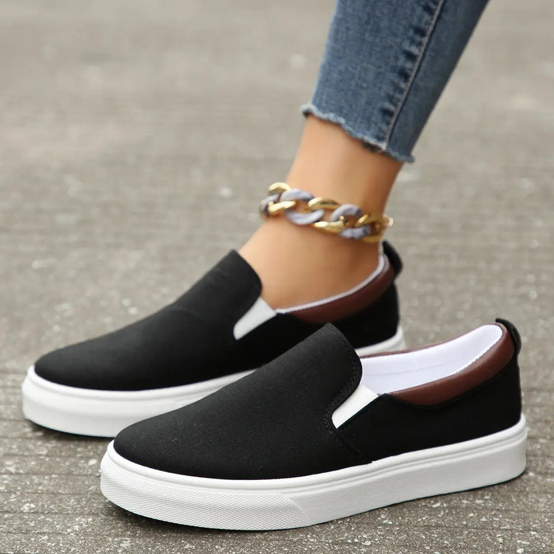 Breathestylish — Breathable Fabric Slip-On Shoes With Stylish Casual Everyday Design