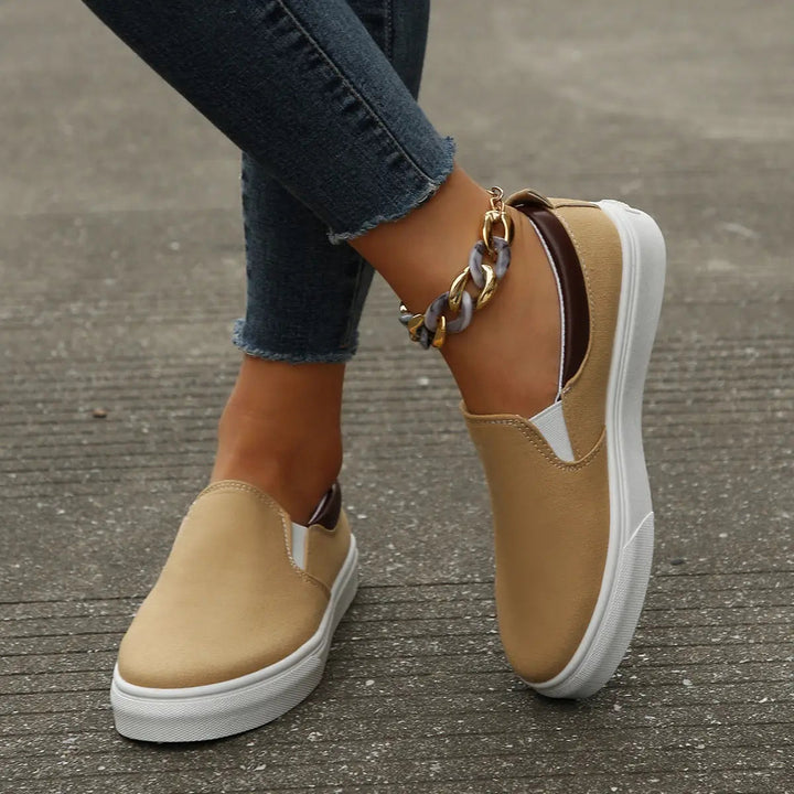 Breathestylish — Breathable Fabric Slip-On Shoes With Stylish Casual Everyday Design