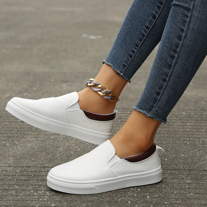 Breathestylish — Breathable Fabric Slip-On Shoes With Stylish Casual Everyday Design