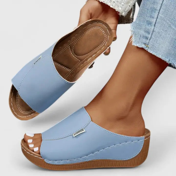 Breezestep — Breathable Leather Sandals With Stylish Comfortable Summer Design