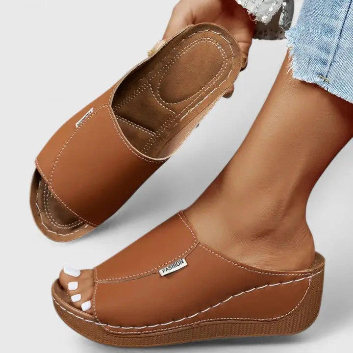 Breezestep — Breathable Leather Sandals With Stylish Comfortable Summer Design