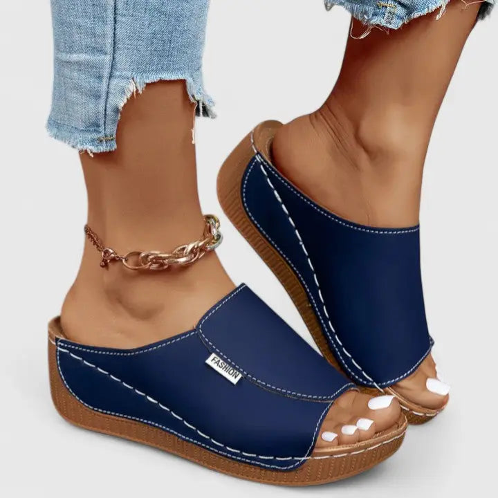 Breezestep — Breathable Leather Sandals With Stylish Comfortable Summer Design