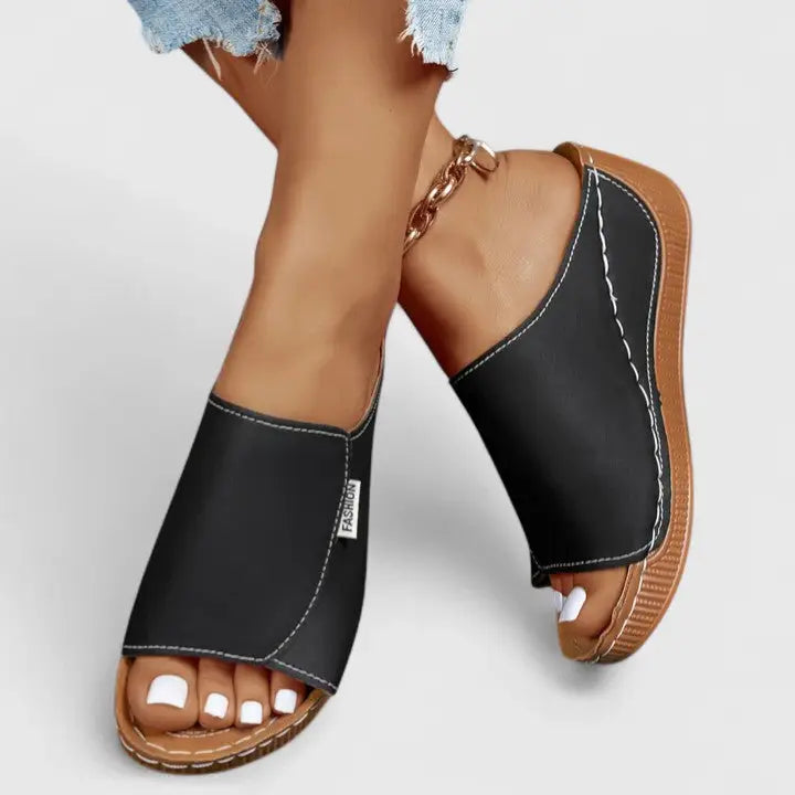 Breezestep — Breathable Leather Sandals With Stylish Comfortable Summer Design