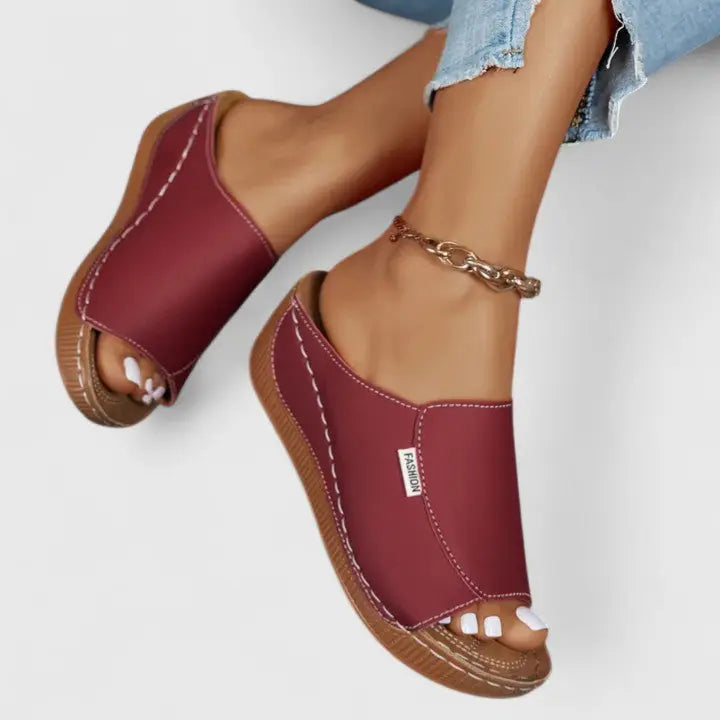 Breezestep — Breathable Leather Sandals With Stylish Comfortable Summer Design