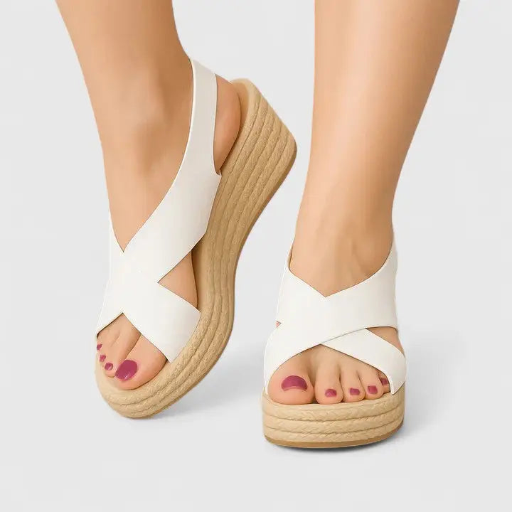 Espadrina — Breathable Synthetic Espadrille Sandals With Elegant Comfortable Summer Design