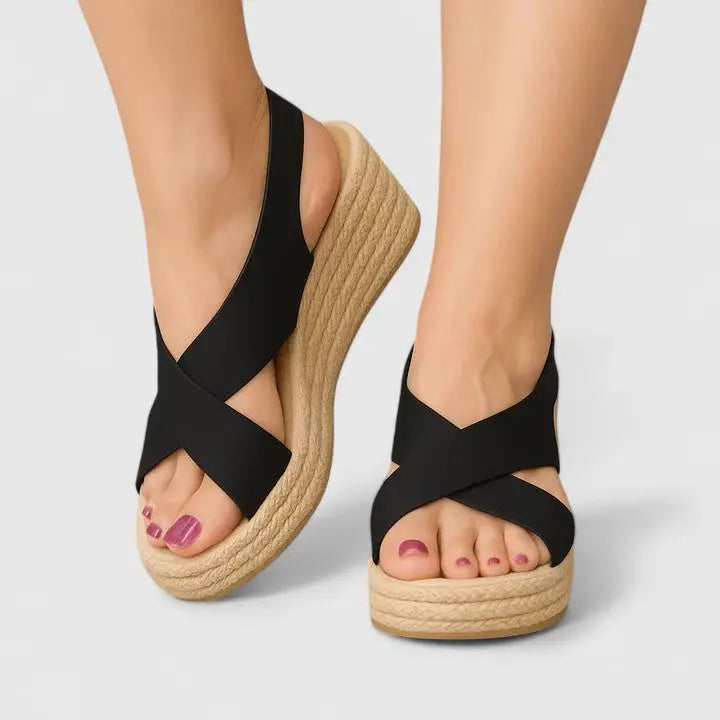 Espadrina — Breathable Synthetic Espadrille Sandals With Elegant Comfortable Summer Design