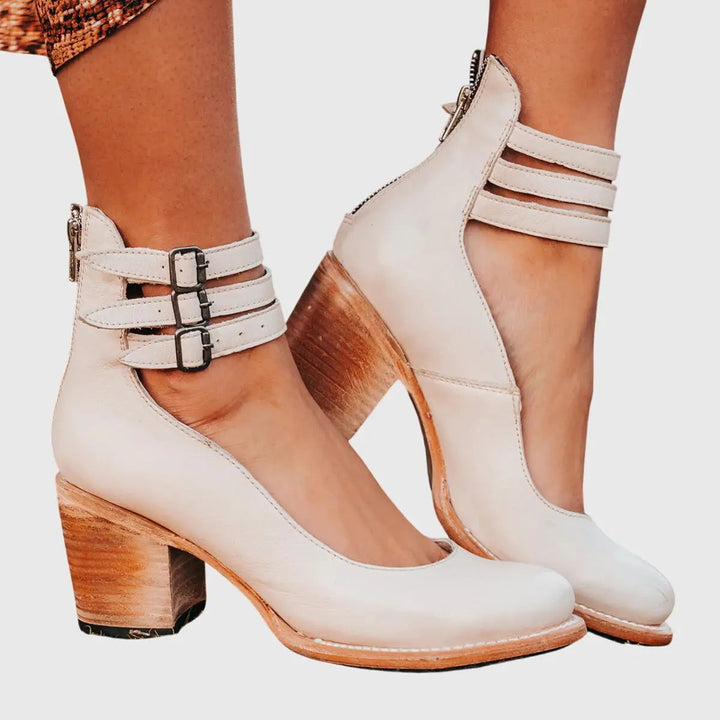 Snakeluxe — Elegant Leather Sandals With Comfortable Chic Summer Design
