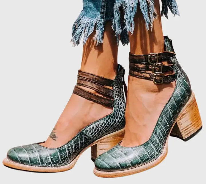 Snakeluxe — Elegant Leather Sandals With Comfortable Chic Summer Design