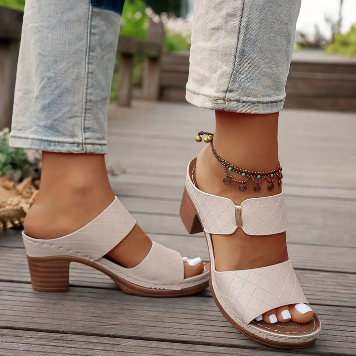 Elodie — Elegant Leather Sandals With Comfortable Stylish Summer Design