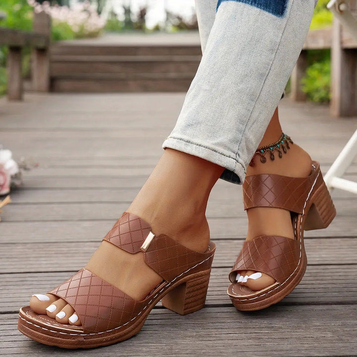 Elodie — Elegant Leather Sandals With Comfortable Stylish Summer Design
