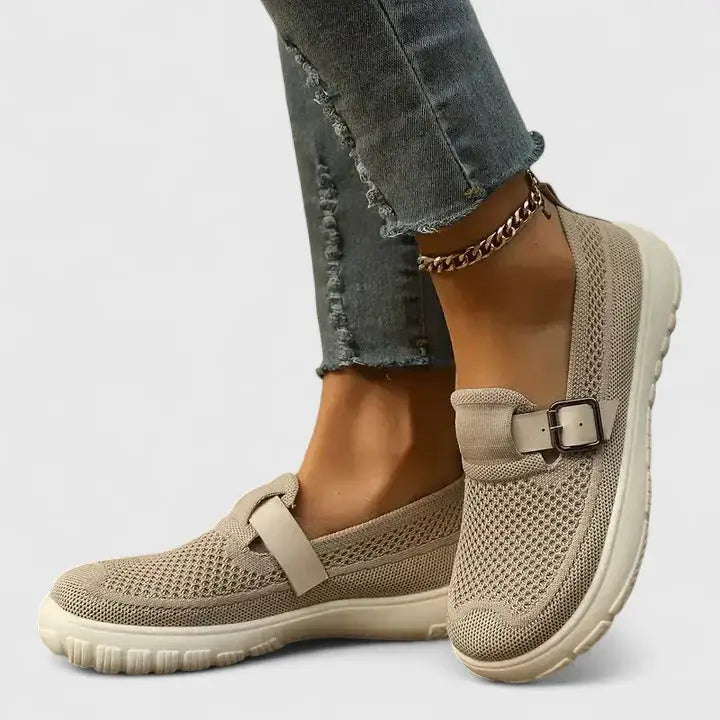 Archfit — Ergonomic Leather Loafers With Comfortable Black Slip-On Arch Support Design