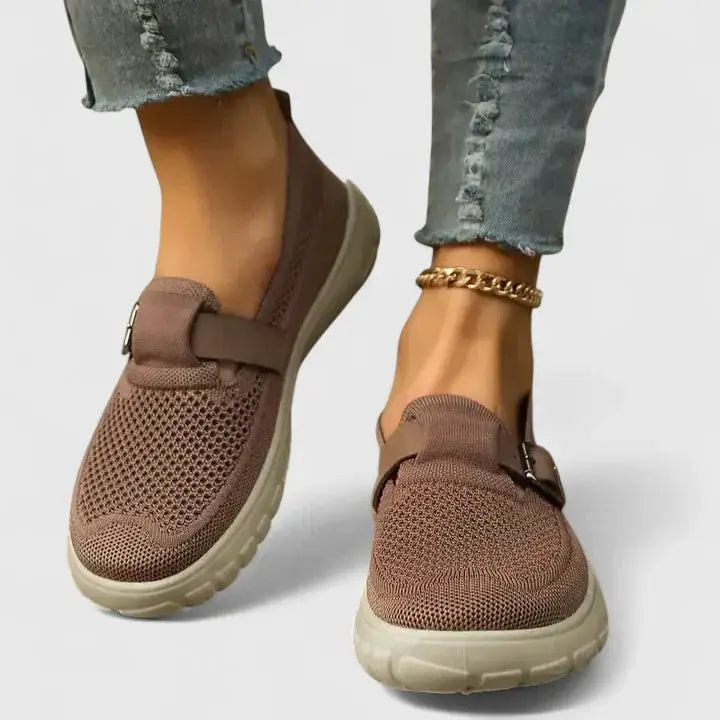 Archfit — Ergonomic Leather Loafers With Comfortable Black Slip-On Arch Support Design