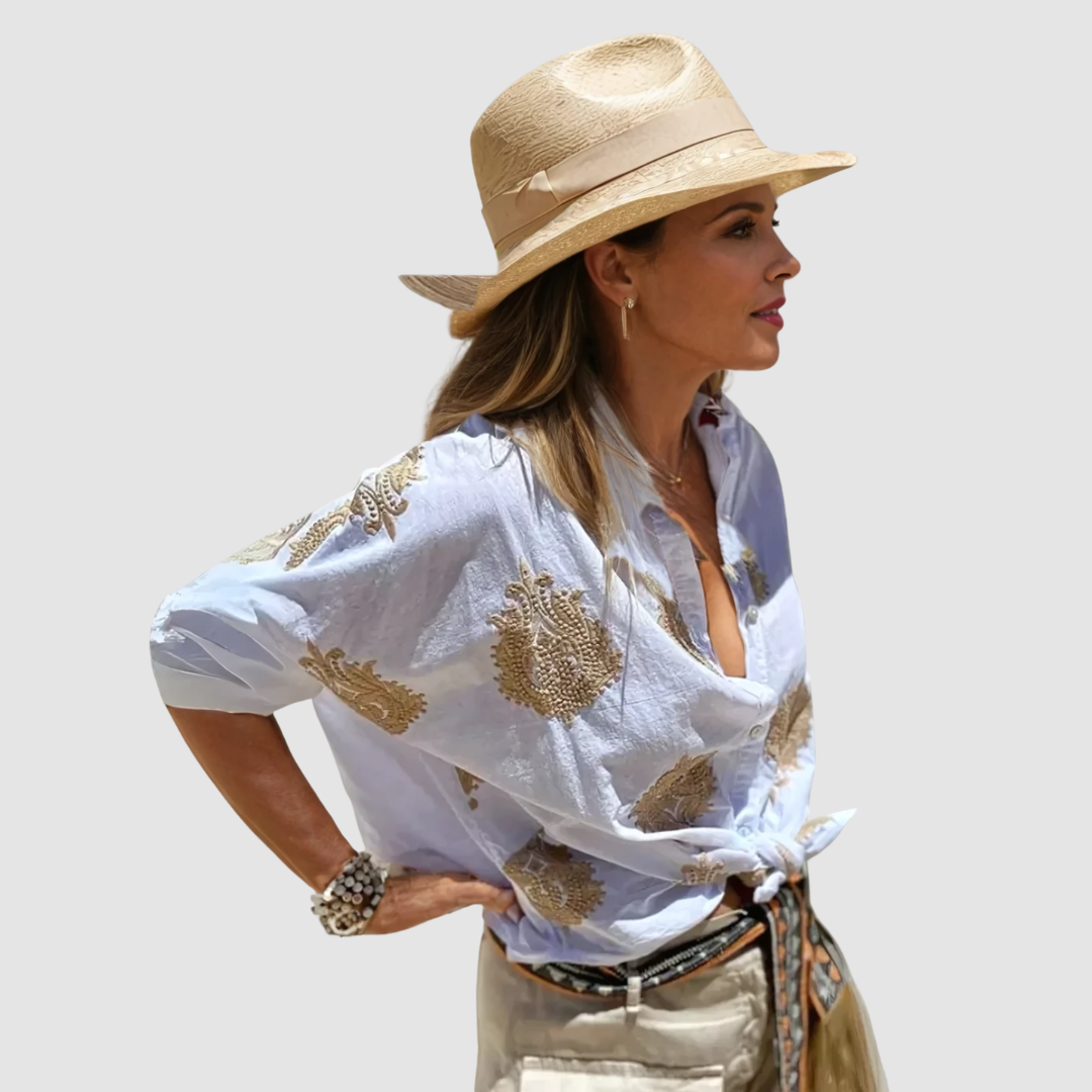 Coraline — Lightweight Breathable Blouse With Flowy Fit Summer Style