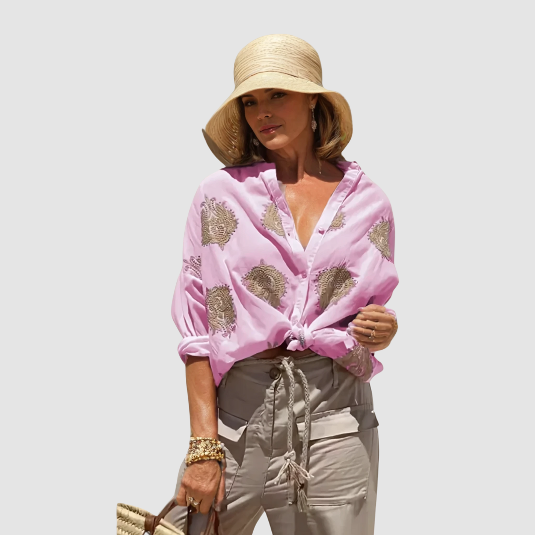 Coraline — Lightweight Breathable Blouse With Flowy Fit Summer Style