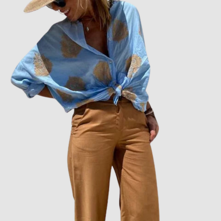 Coraline — Lightweight Breathable Blouse With Flowy Fit Summer Style