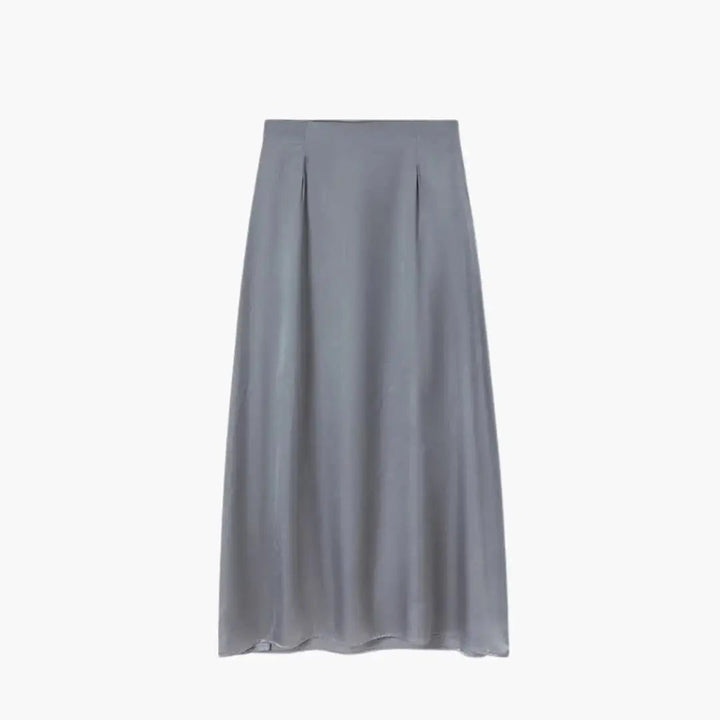 Valentina — Satin Maxi Skirt With High-Waisted Elegant Floor-Length Design
