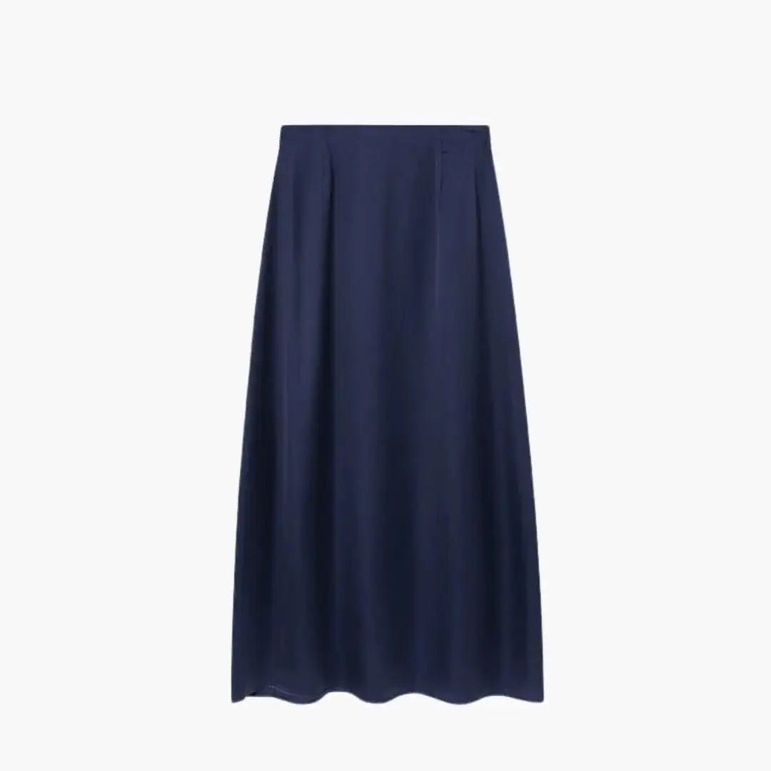 Valentina — Satin Maxi Skirt With High-Waisted Elegant Floor-Length Design