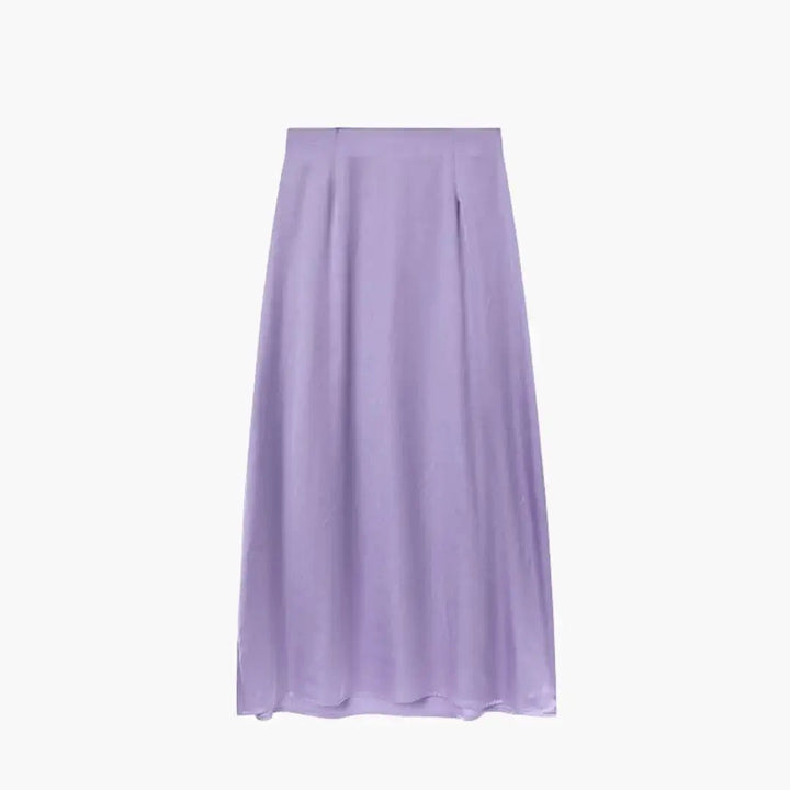 Valentina — Satin Maxi Skirt With High-Waisted Elegant Floor-Length Design