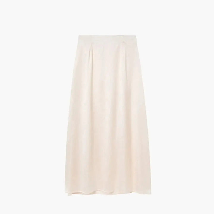 Valentina — Satin Maxi Skirt With High-Waisted Elegant Floor-Length Design
