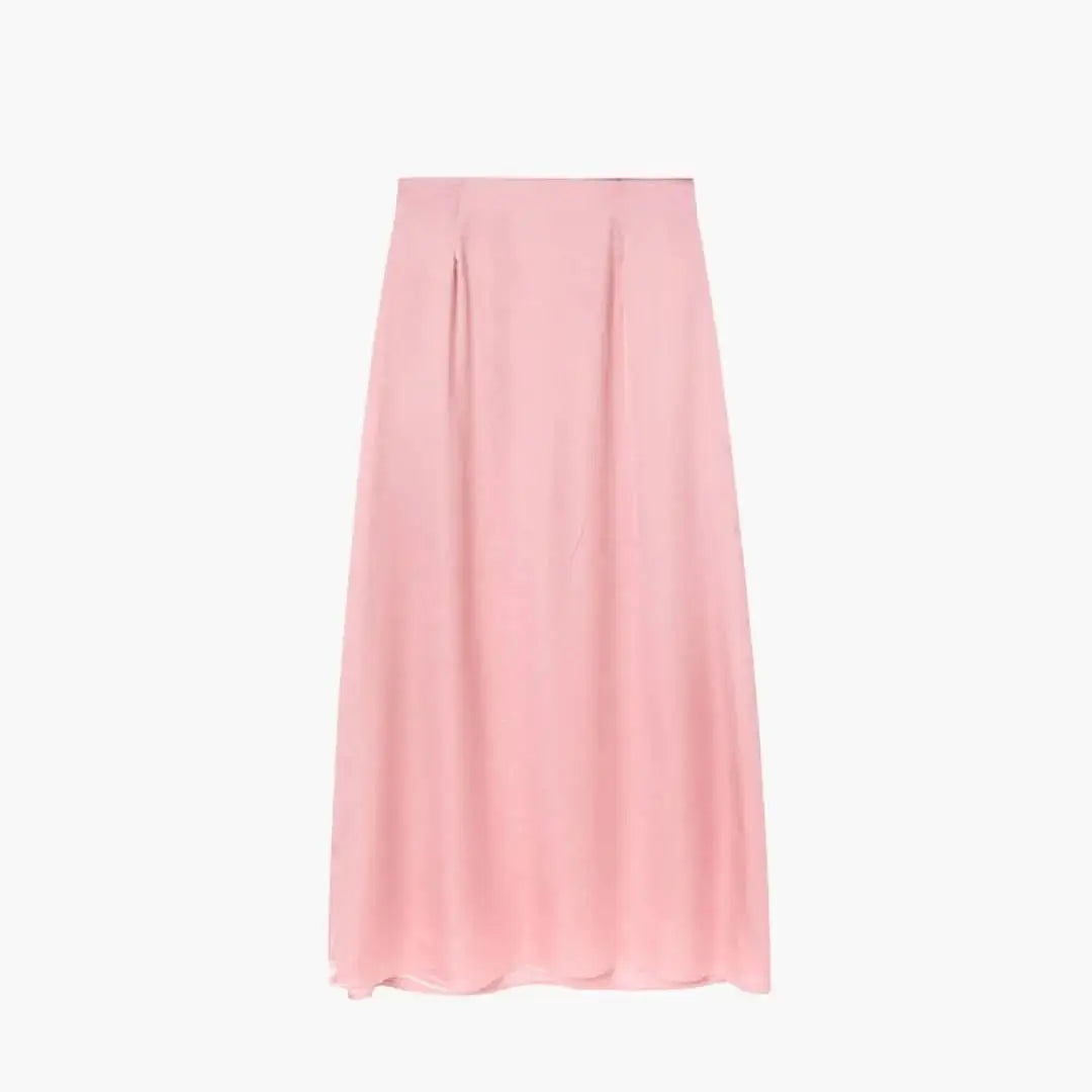 Valentina — Satin Maxi Skirt With High-Waisted Elegant Floor-Length Design
