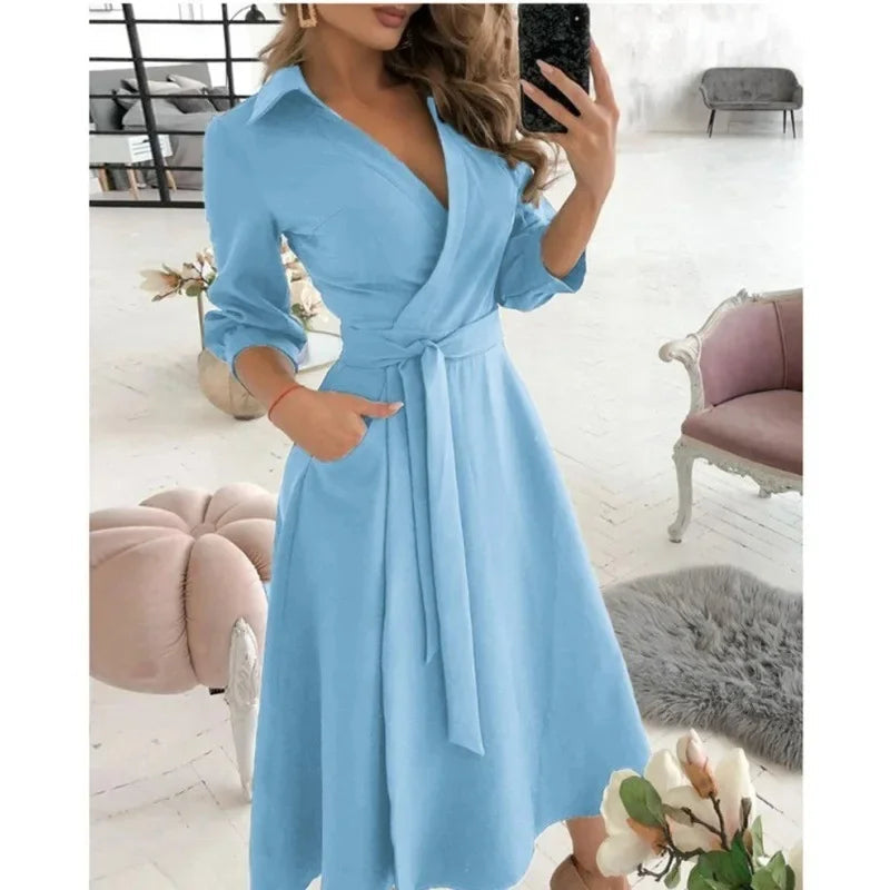 Harriet — Structured Blazer Dress With Elegant Tailored Belted Design