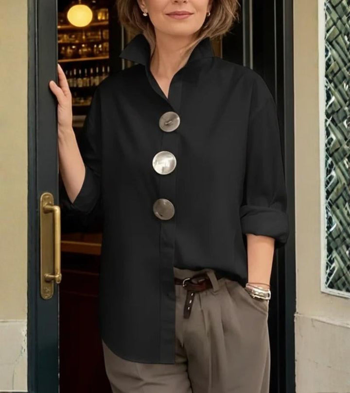 Wexford — Structured Blouse With Modern Tailored Long Sleeve Design
