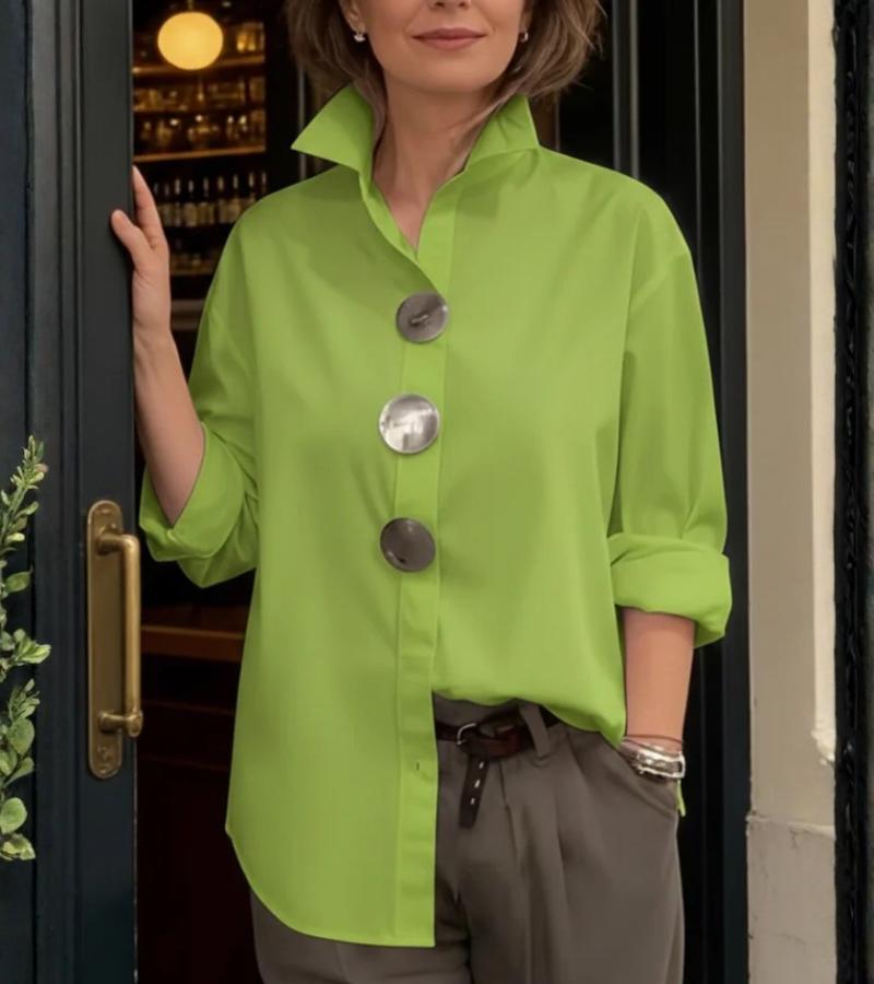 Wexford — Structured Blouse With Modern Tailored Long Sleeve Design