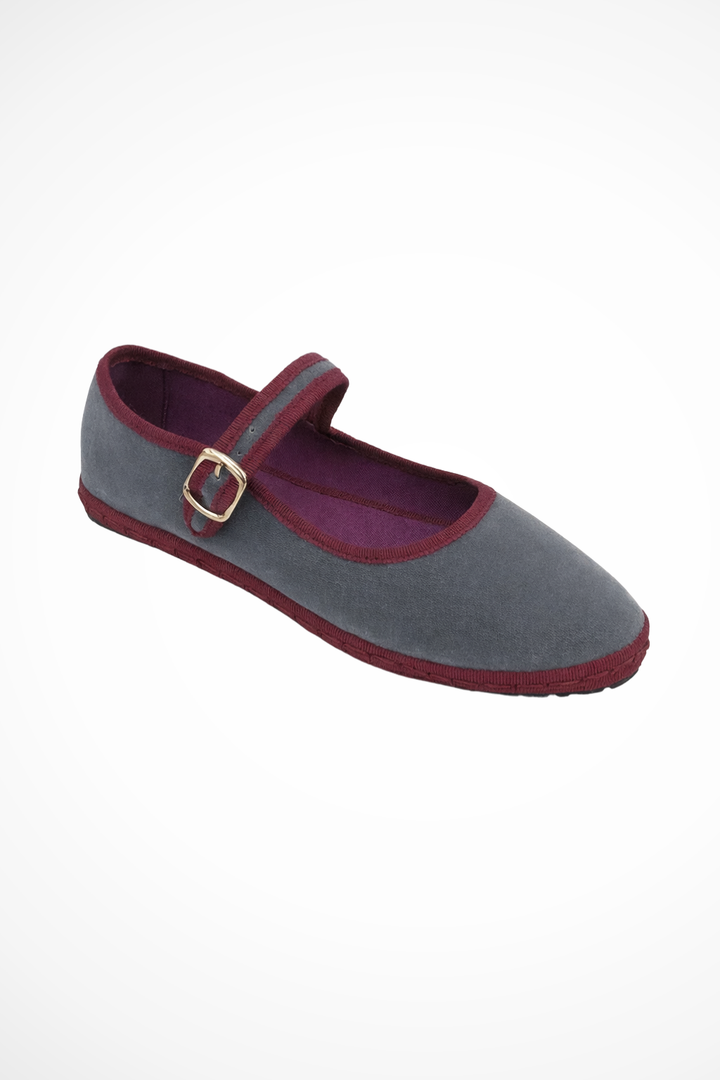 Maryjane — Suede-Like Mary Jane Flats With Classic Round Toe Comfortable Design
