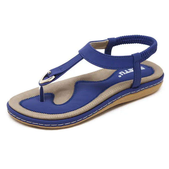 Archway — Synthetic Arch Support Sandals With Elegant Comfortable Flat Design
