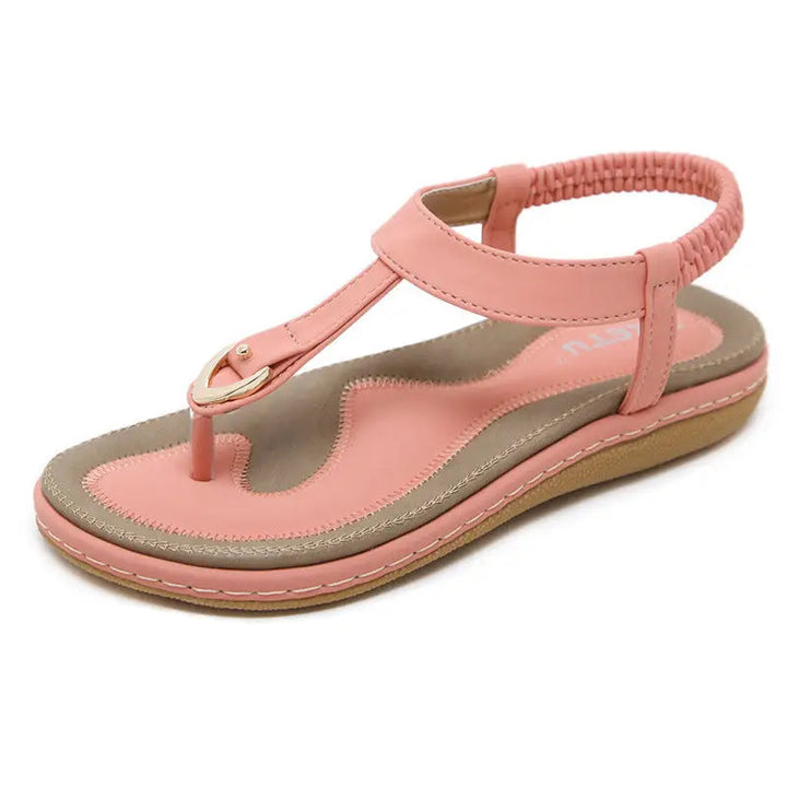 Archway — Synthetic Arch Support Sandals With Elegant Comfortable Flat Design