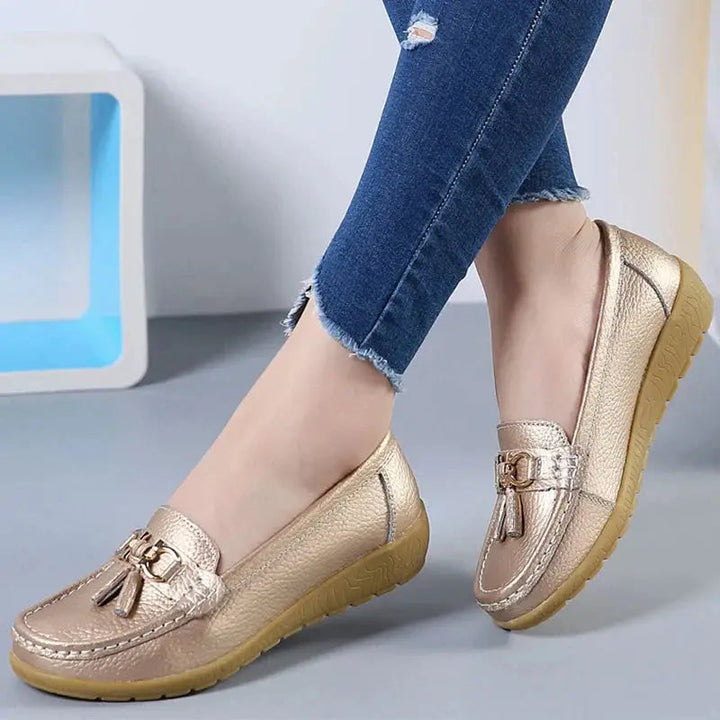 Synthflat — Synthetic Casual Shoes With Stylish Orthopedic Flat Sneaker Design
