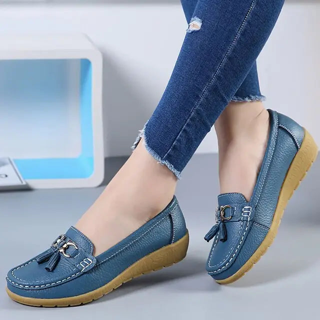 Synthflat — Synthetic Casual Shoes With Stylish Orthopedic Flat Sneaker Design