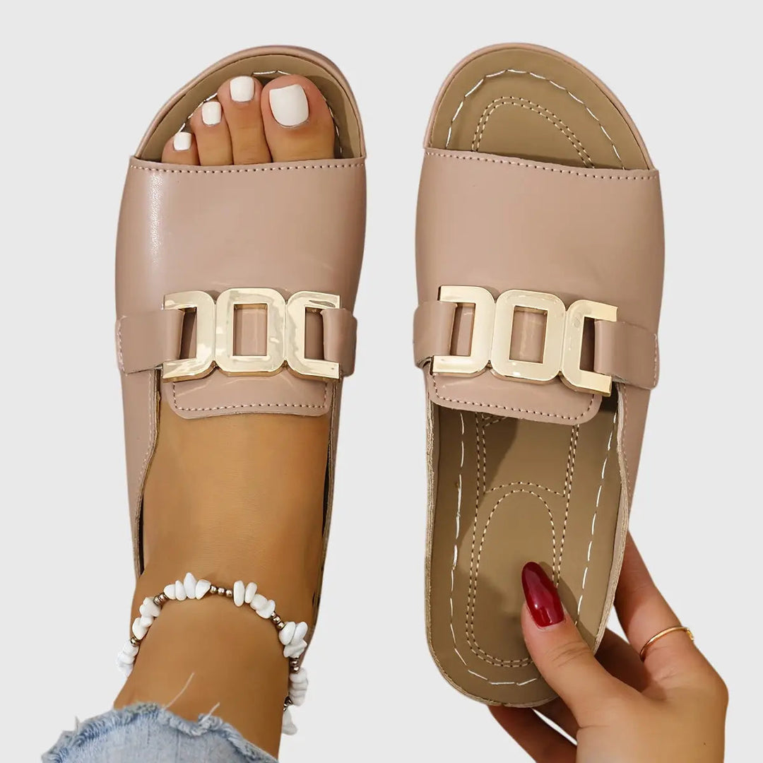 Sintra — Synthetic Open-Toe Sandals With Chic Comfortable Slip-On Design