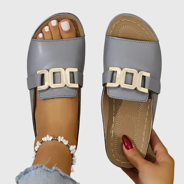 Sintra — Synthetic Open-Toe Sandals With Chic Comfortable Slip-On Design