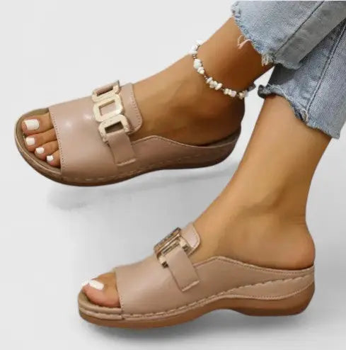 Orthonude — Synthetic Orthopedic Sandals With Comfortable Elegant Summer Design