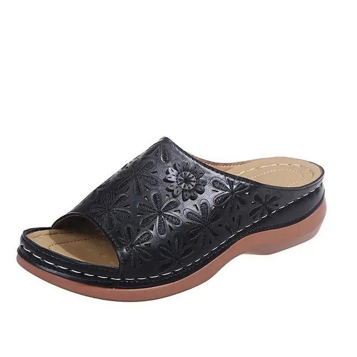 Heritage — Vintage Cushioned Sandals With Orthopedic Comfort Walking Design
