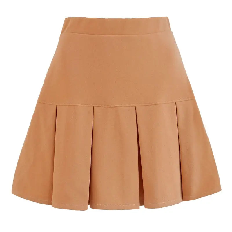 Ottilie — Woven Midi Skirt With Elegant Pleated Design And Flowing Silhouette