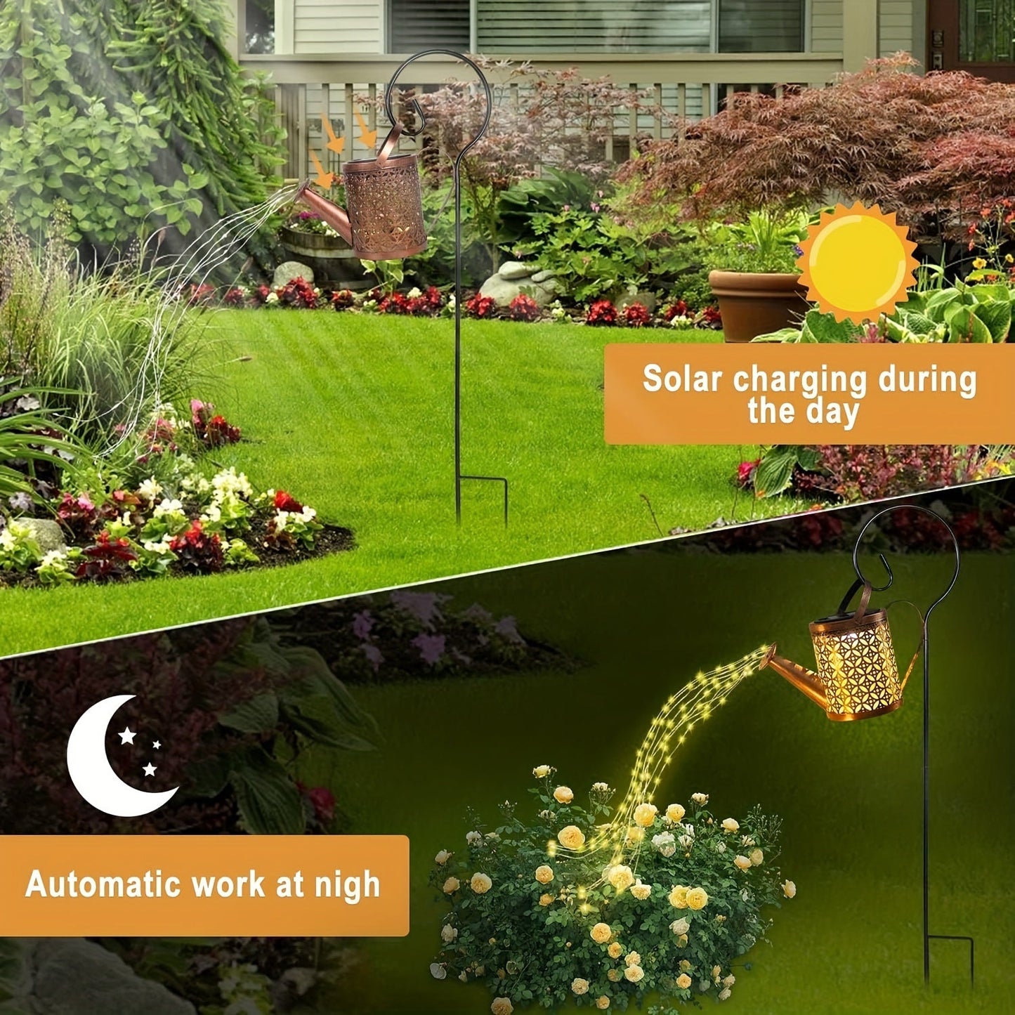 Movattis™ - Elegant Retro Solar Garden Lights: Waterproof Hanging Lanterns