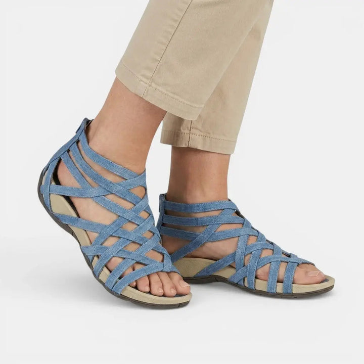 Skyblue — Adjustable Orthopedic Sandals With Elegant Comfortable Summer Design