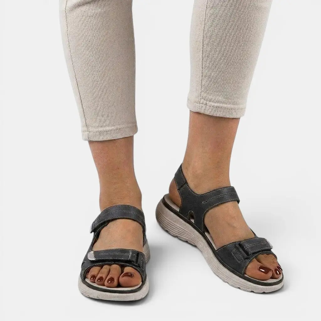 Adjustnude — Adjustable Synthetic Orthopedic Sandals With Comfortable Summer Design
