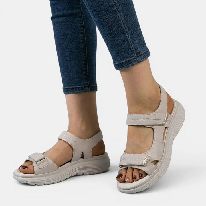 Adjustnude — Adjustable Synthetic Orthopedic Sandals With Comfortable Summer Design