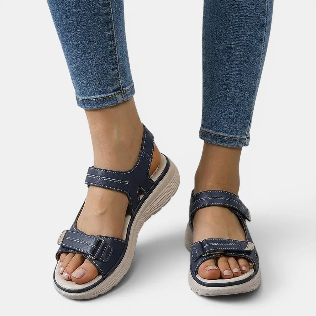 Adjustnude — Adjustable Synthetic Orthopedic Sandals With Comfortable Summer Design
