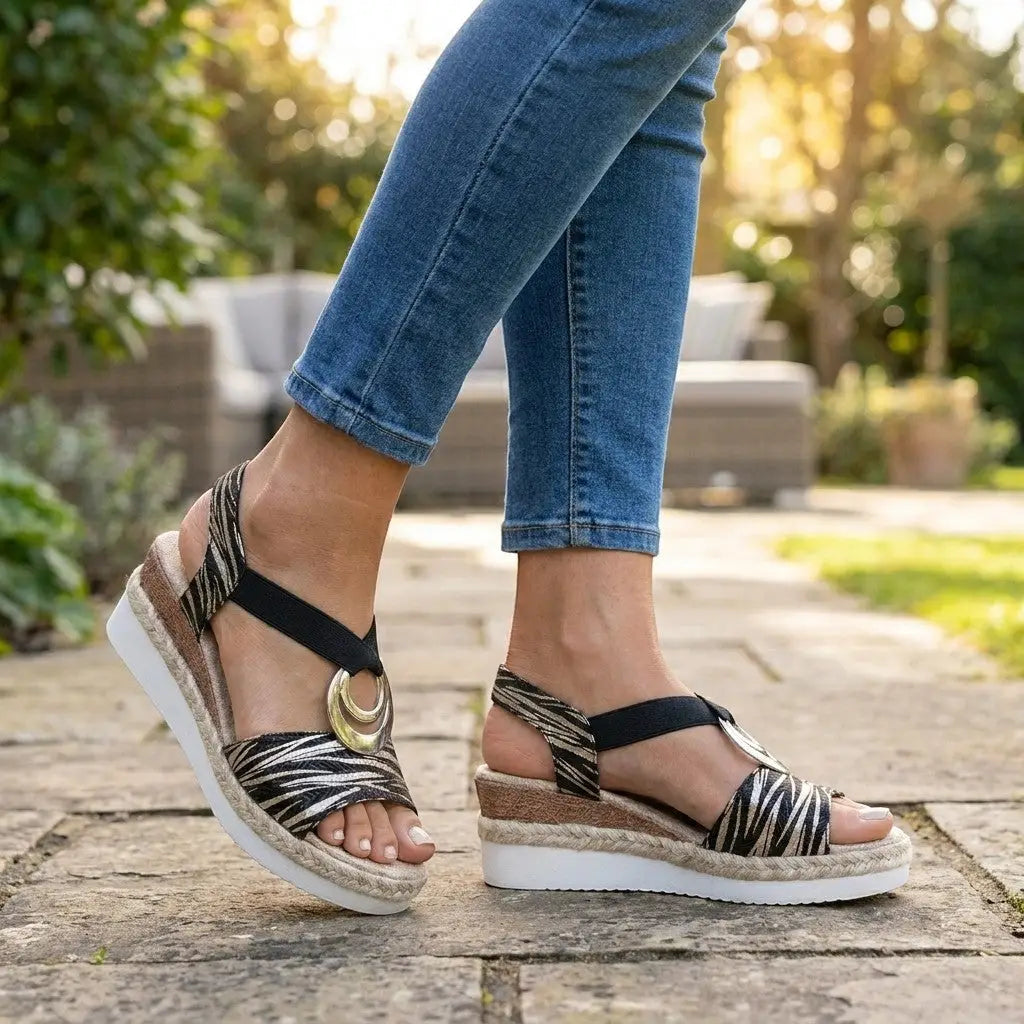 Breathwell — Breathable Leather Sandals With Comfortable Adjustable Summer Design