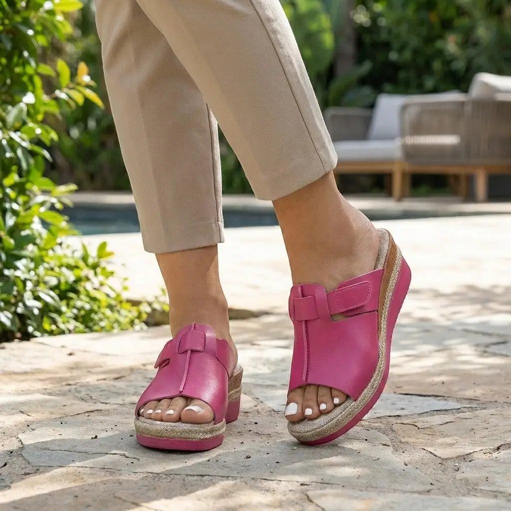 Vibrant — Colorful Cushioned Sandals With Stylish Comfortable Summer Design